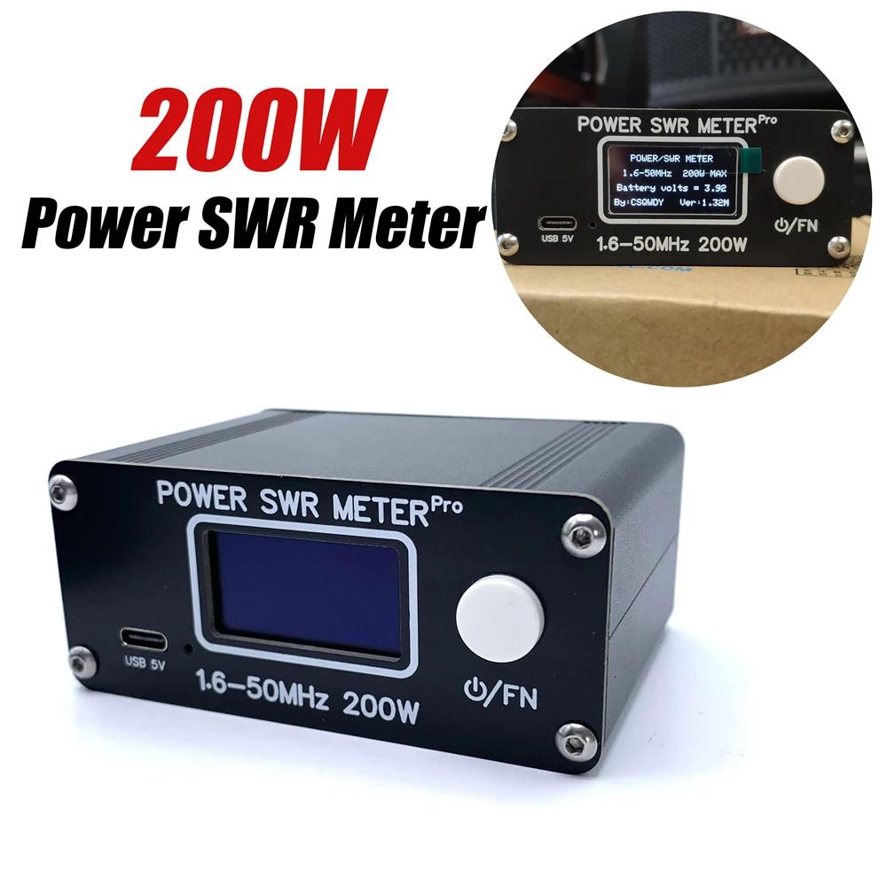200W  SWR 跮, 1.6-50MHz, 0.5W-200W HF   SWR 跮 , HF PWR SWR 跮, 1.29 ġ OLED + 50 ð ͸
